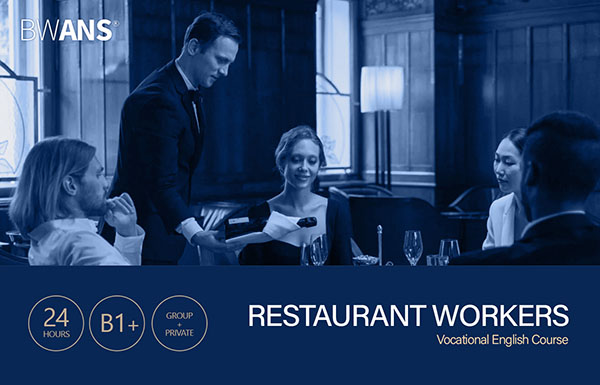 Restaurant Workers - Corporate English training programme